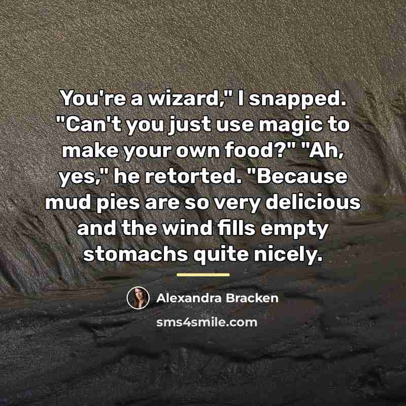 “You're a wizard," I snapped. "Can't you just use magic…” quote by Alexandra Bracken
