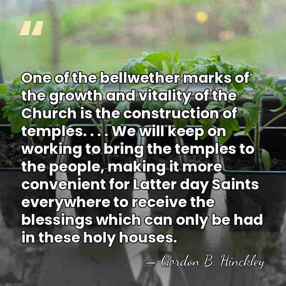One of the bellwether marks of the growth and vitality of the&hellip; - Gordon B. Hinckley
