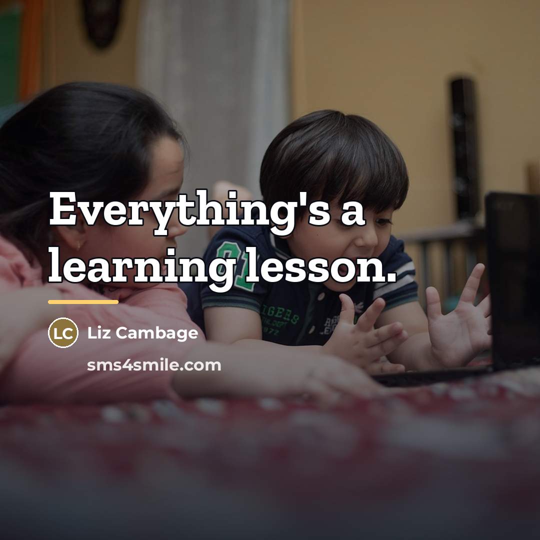 “Everything's a learning lesson.…” quote by Liz Cambage