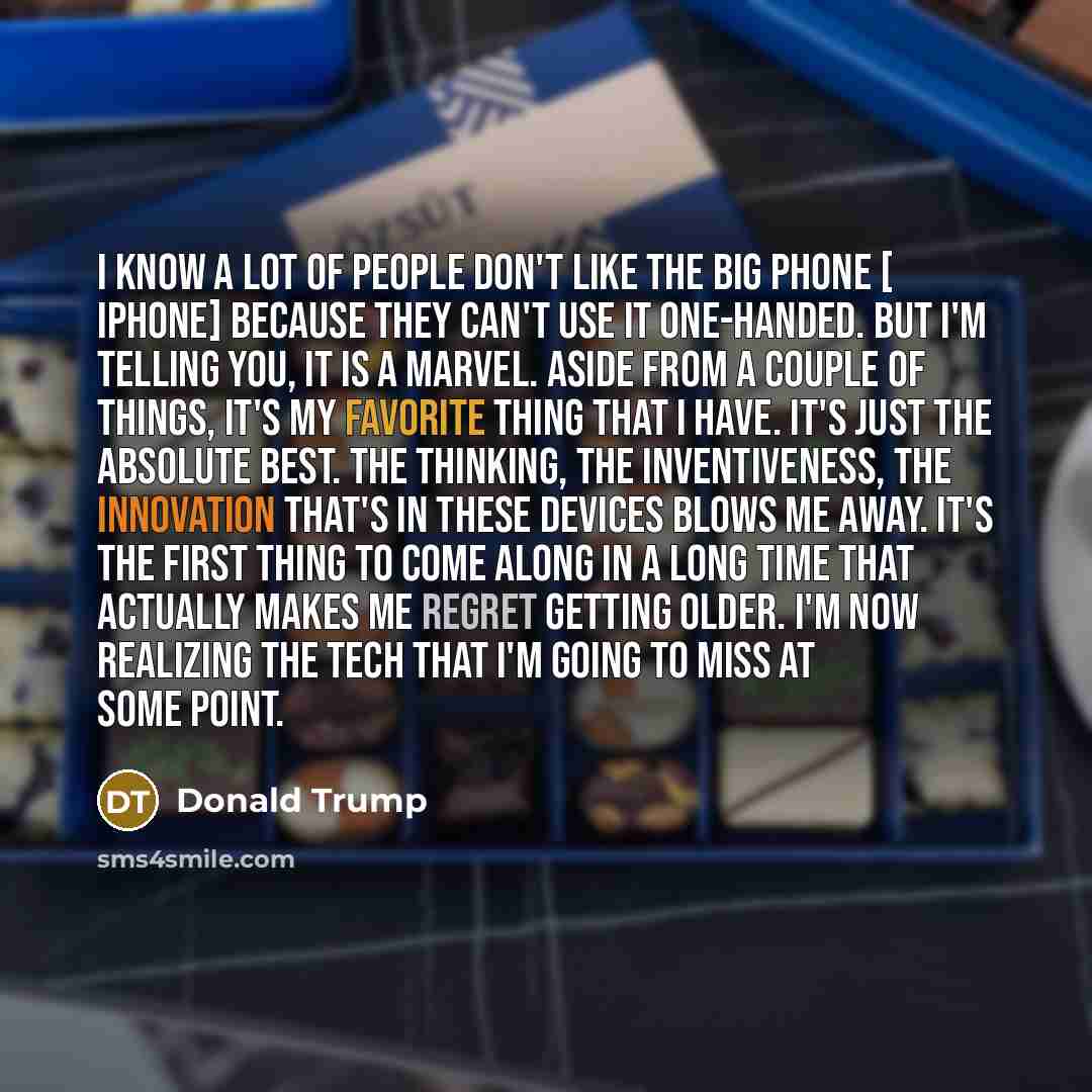 “I know a lot of people don't like the big…” quote by Donald Trump