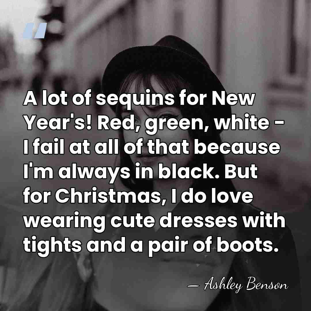 A lot of sequins for New Year's! Red, green, white - I&hellip; - Ashley Benson