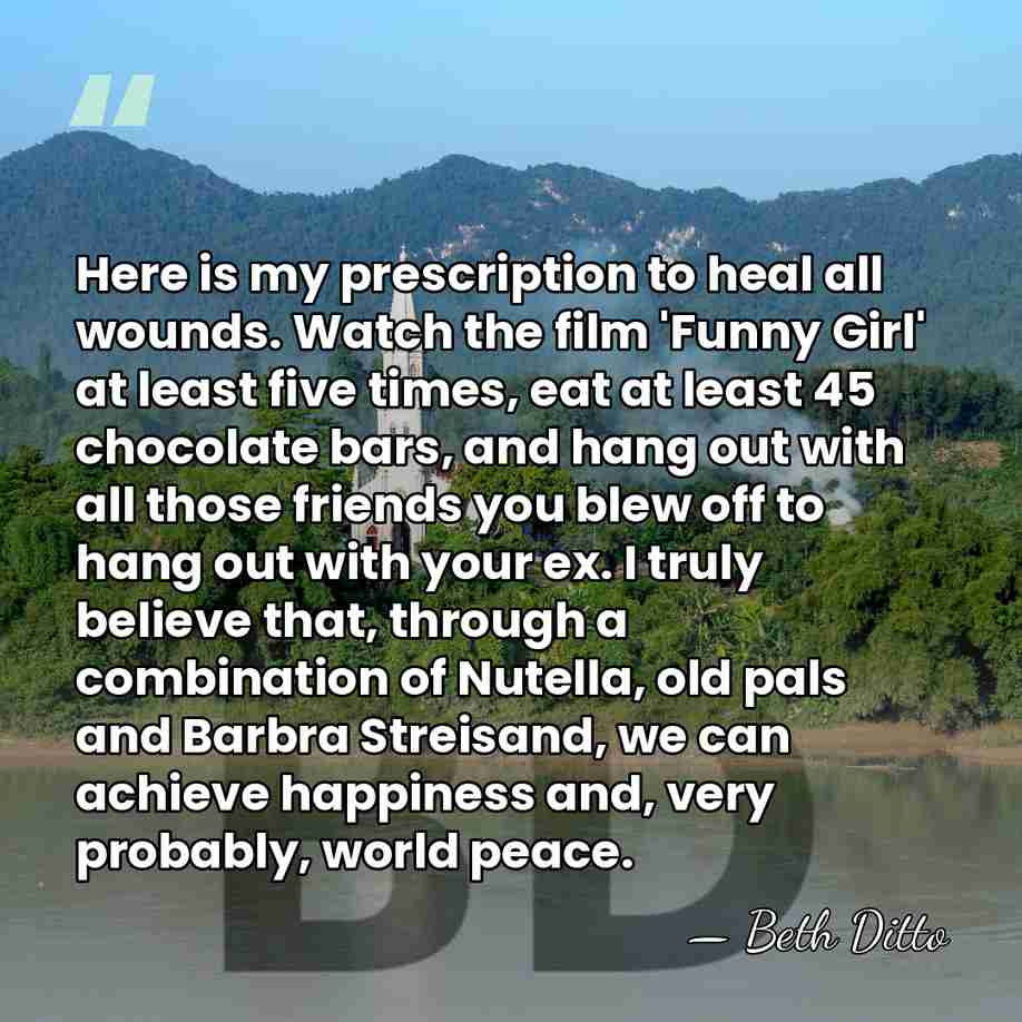 Here is my prescription to heal all wounds. Watch the film 'Funny&hellip; - Beth Ditto