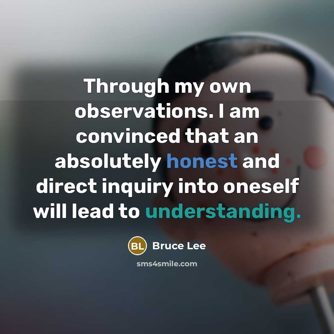 “Through my own observations. I am convinced that an absolutely…” quote by Bruce Lee