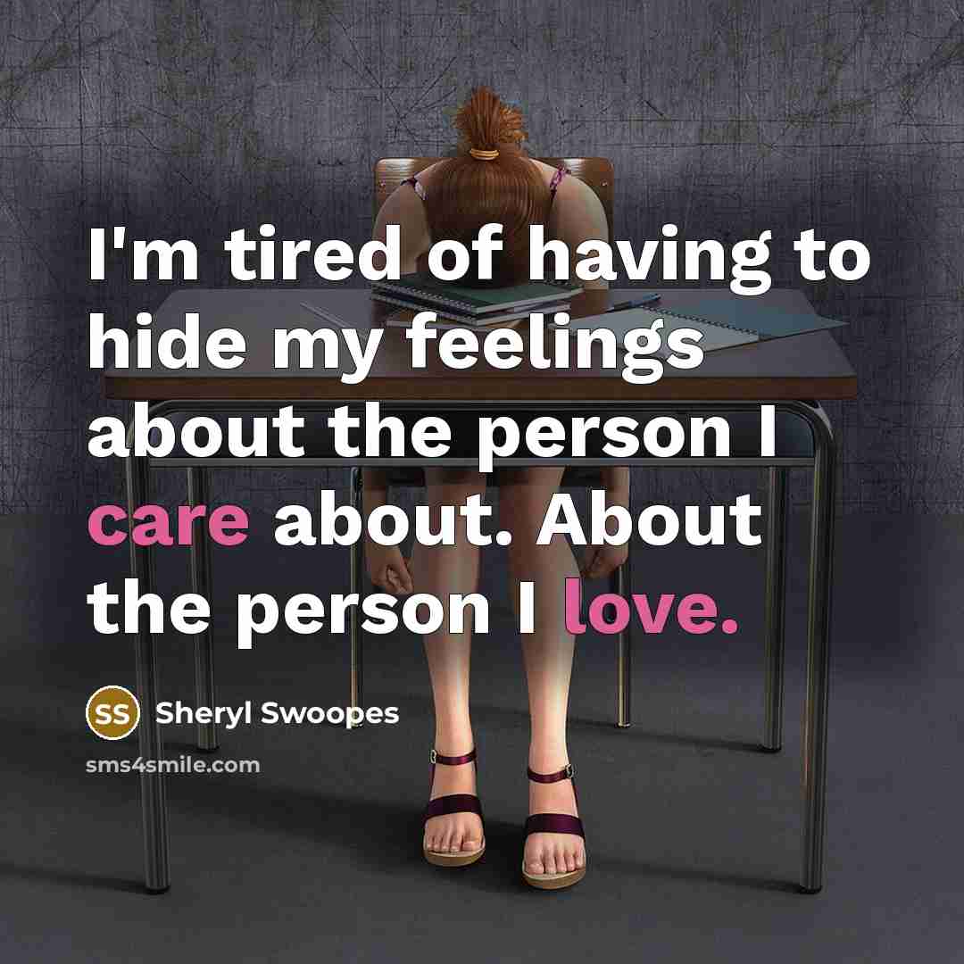 “I'm tired of having to hide my feelings about the…” quote by Sheryl Swoopes