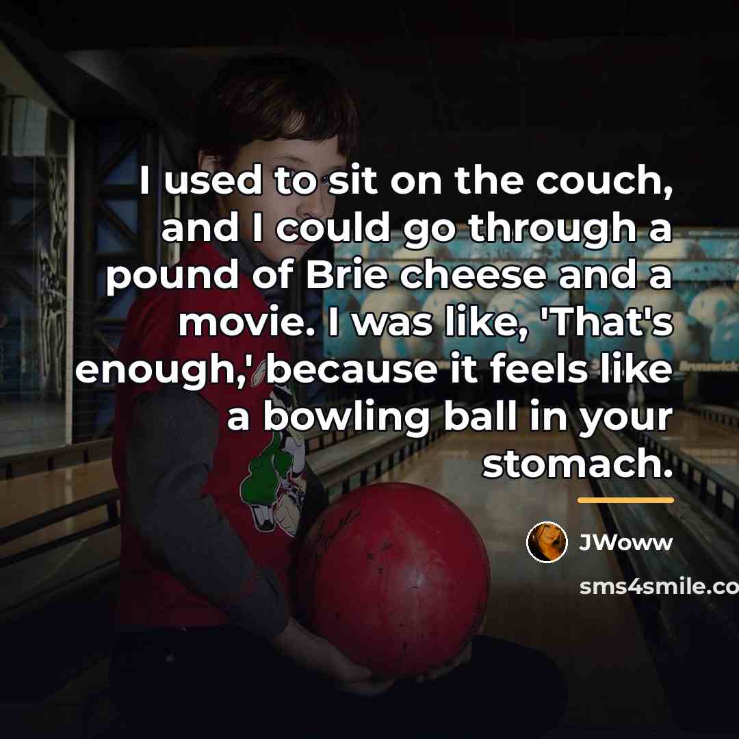 “I used to sit on the couch, and I could…” quote by JWoww