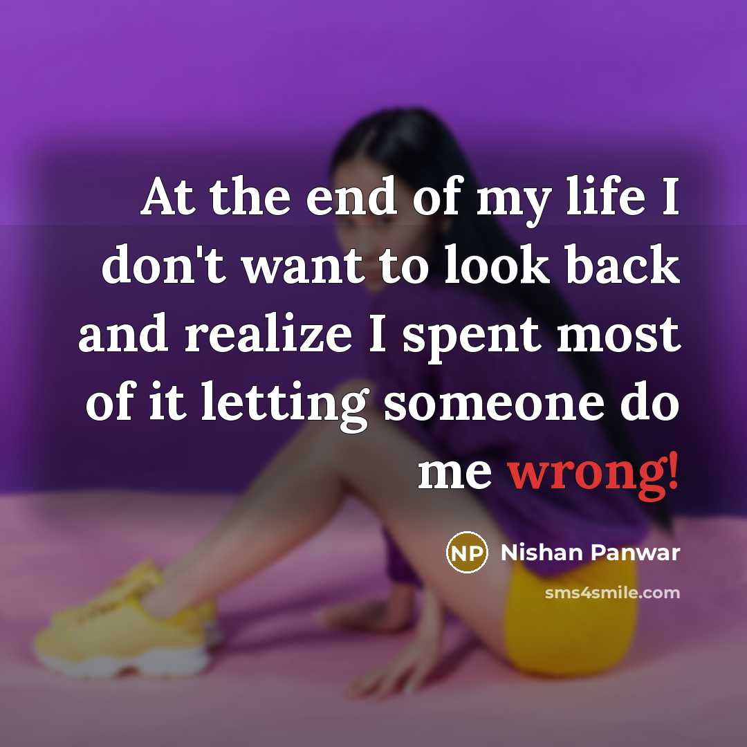 “At the end of my life I don't want to…” quote by Nishan Panwar