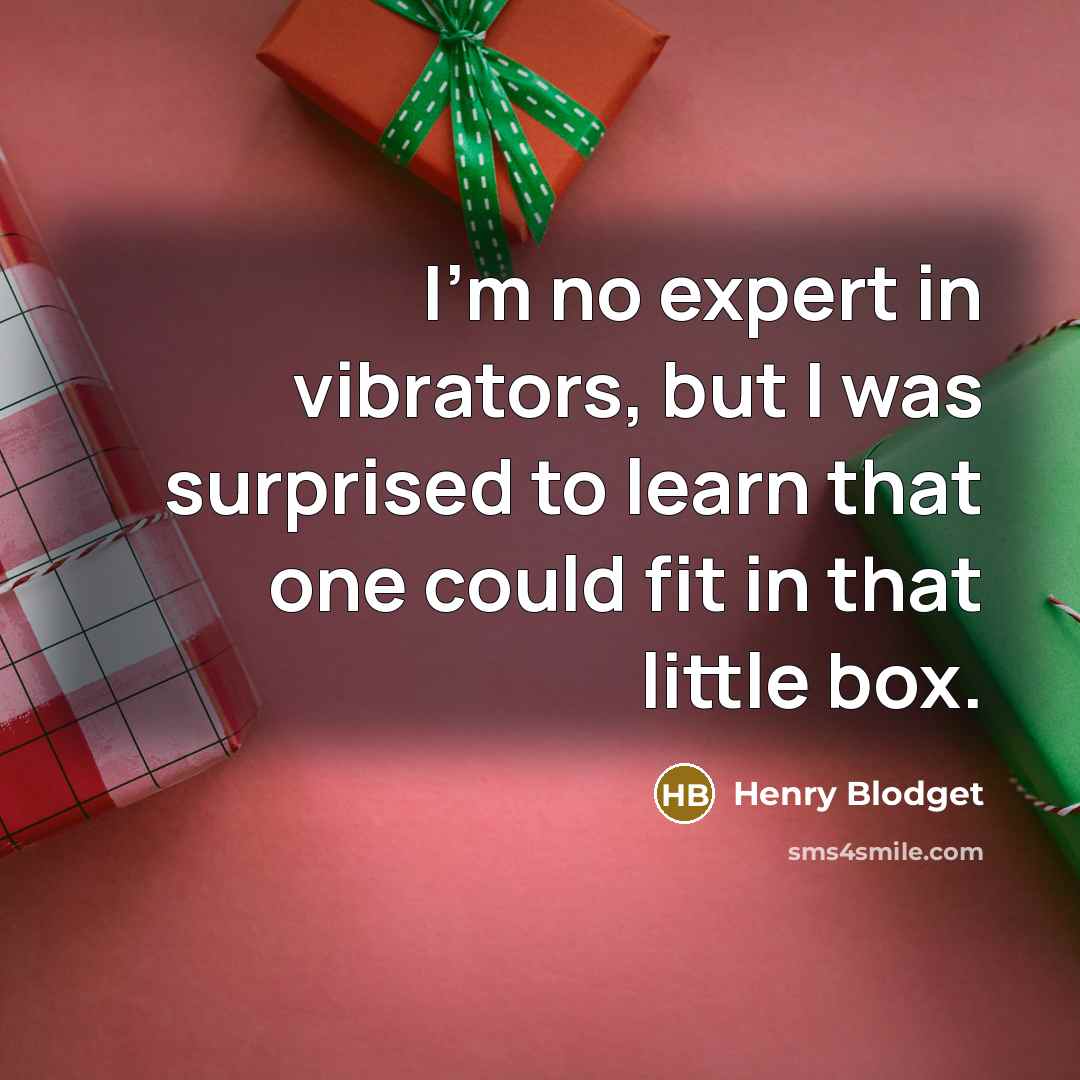“I'm no expert in vibrators, but I was surprised to…” quote by Henry Blodget