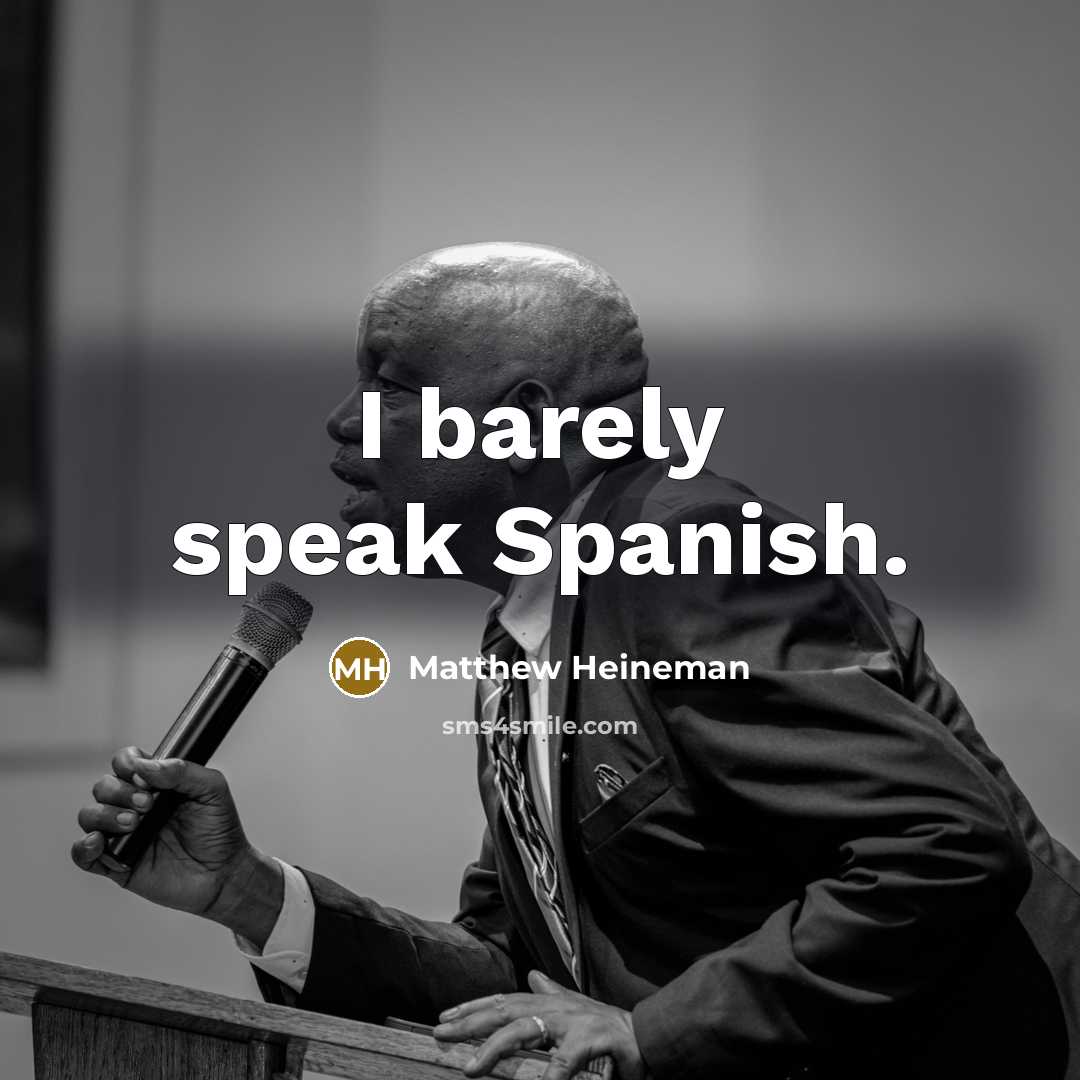 “I barely speak Spanish.…” quote by Matthew Heineman