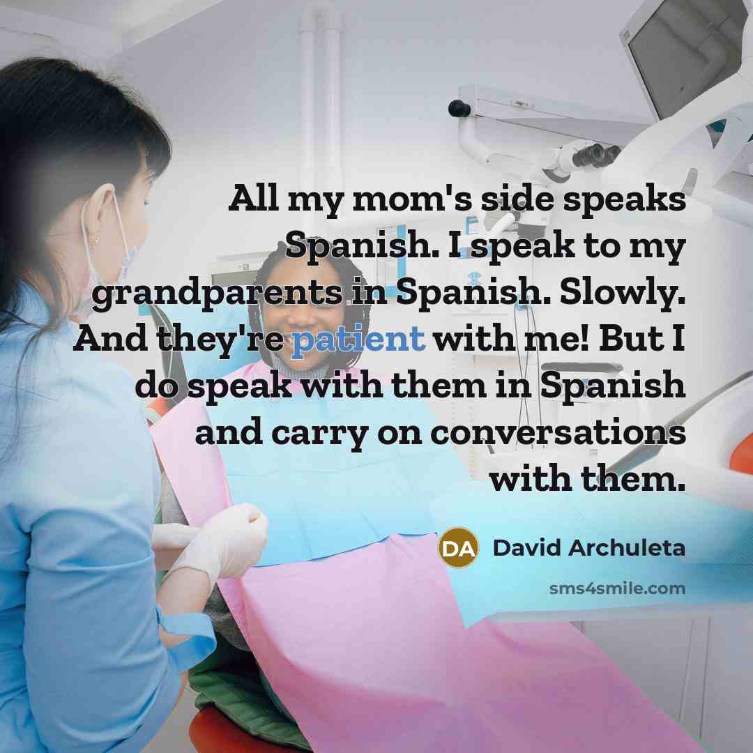 “All my mom's side speaks Spanish. I speak to my…” quote by David Archuleta