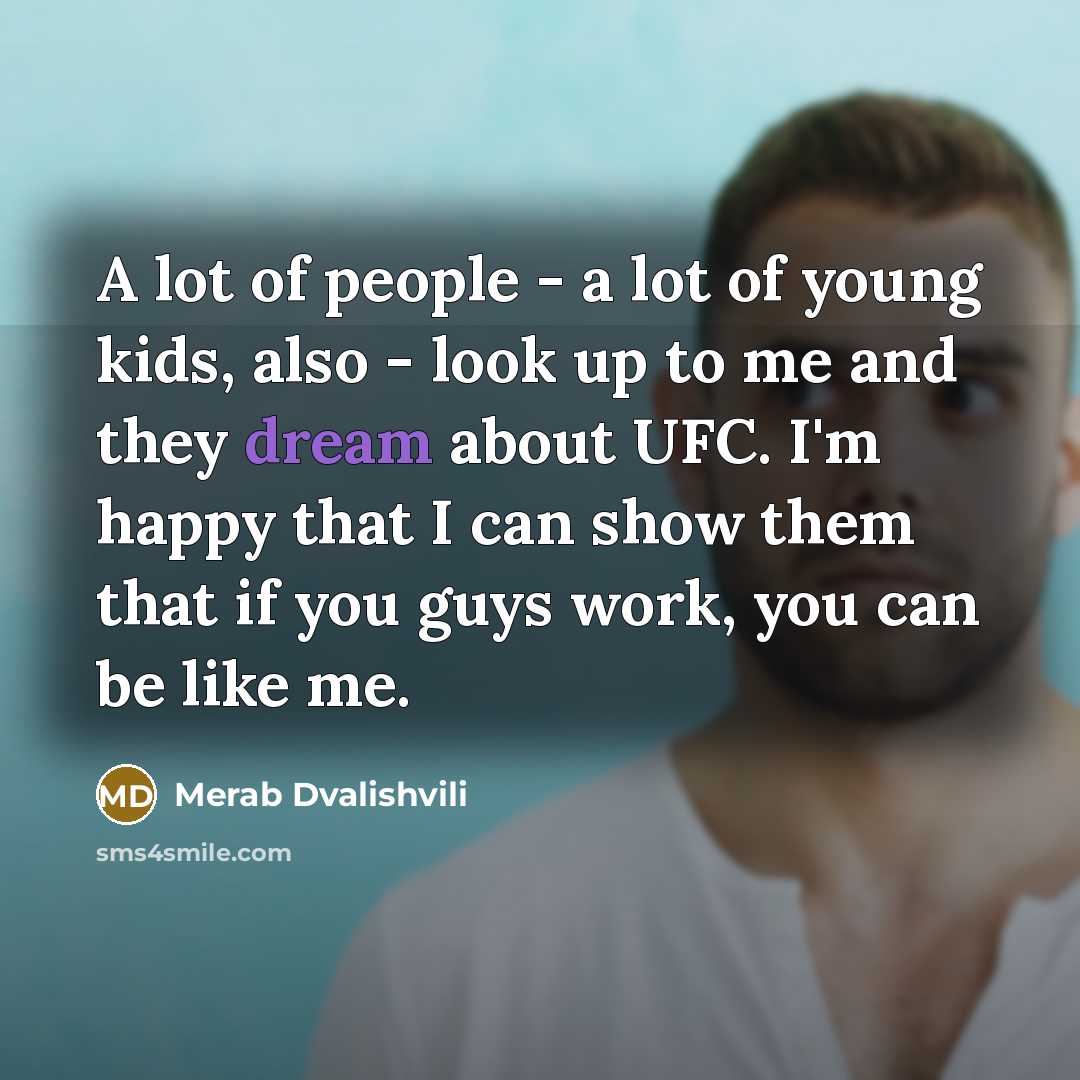 “A lot of people - a lot of young kids,…” quote by Merab Dvalishvili