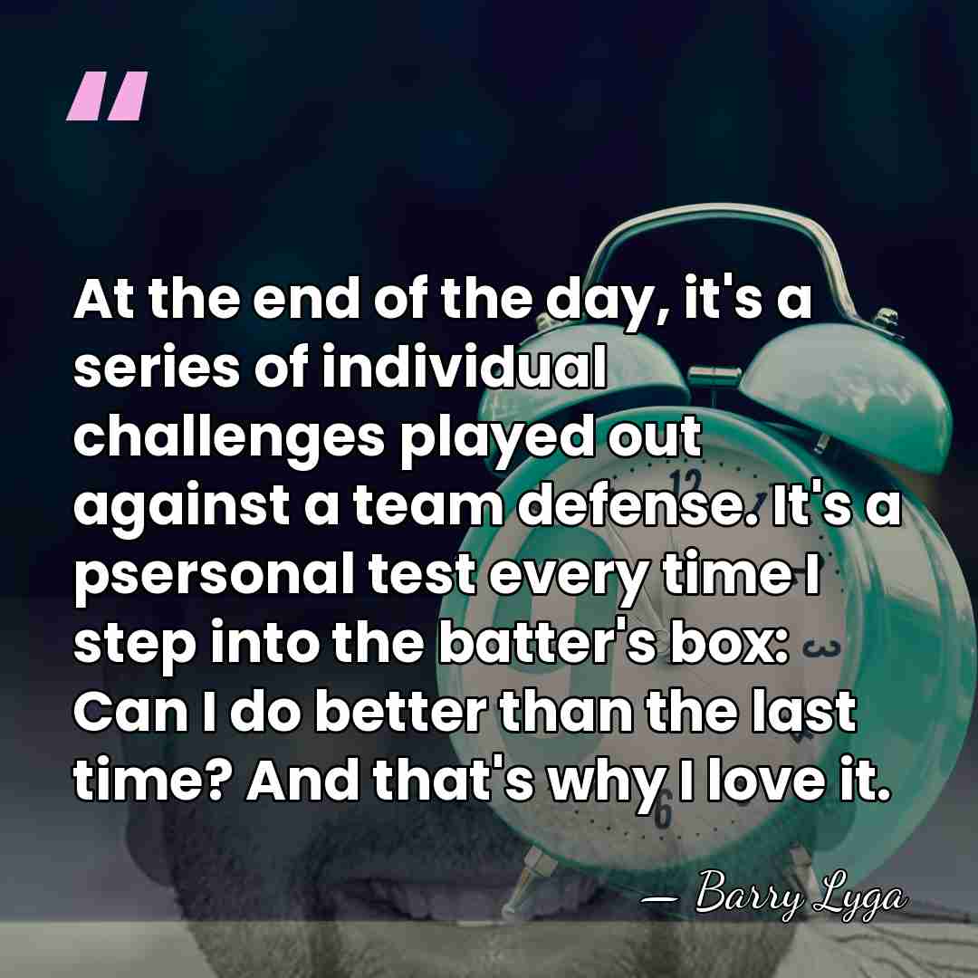 At the end of the day, it's a series of individual challenges&hellip; - Barry Lyga