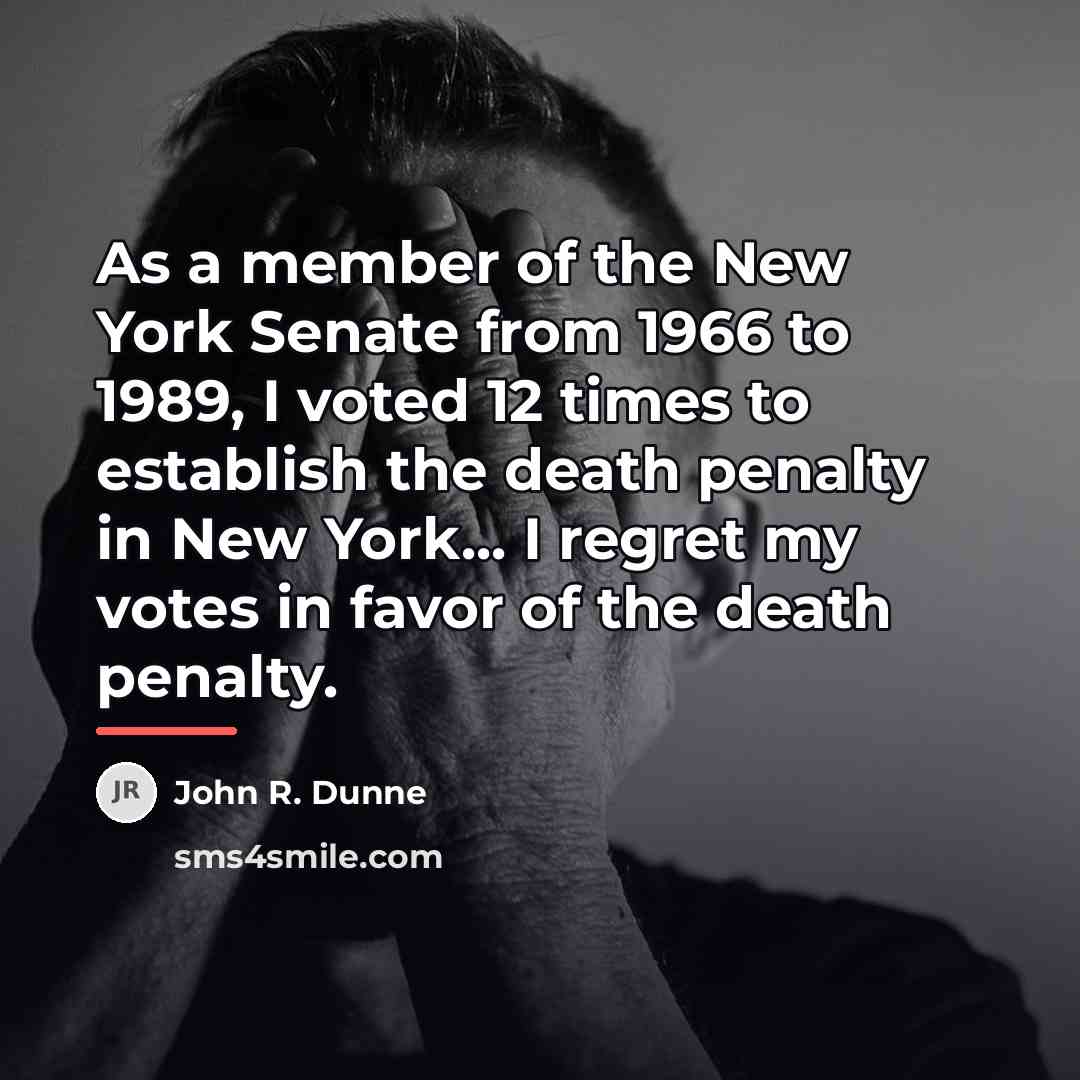 “As a member of the New York Senate from 1966…” quote by John R. Dunne