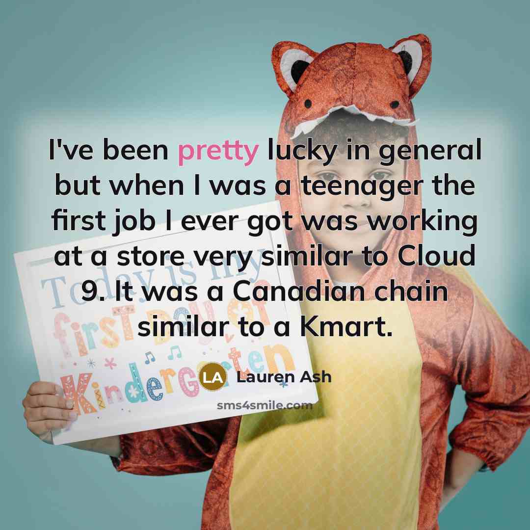 “I've been pretty lucky in general but when I was…” quote by Lauren Ash