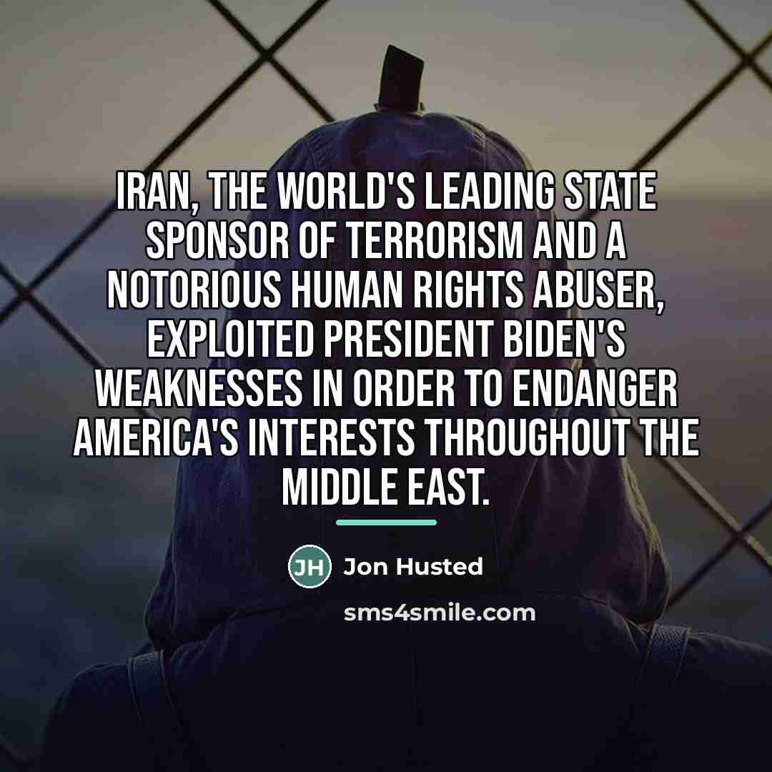 “Iran, the world's leading state sponsor of terrorism and a…” quote by Jon Husted