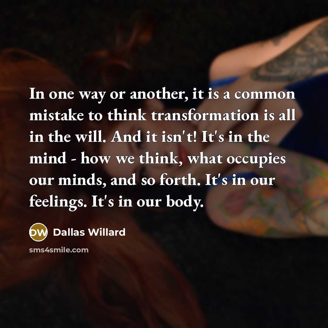 “In one way or another, it is a common mistake…” quote by Dallas Willard