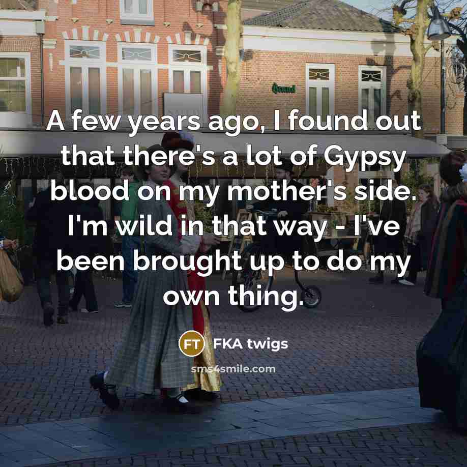 “A few years ago, I found out that there's a…” quote by FKA twigs