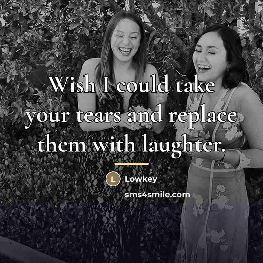 “Wish I could take your tears and replace them with…” quote by Lowkey