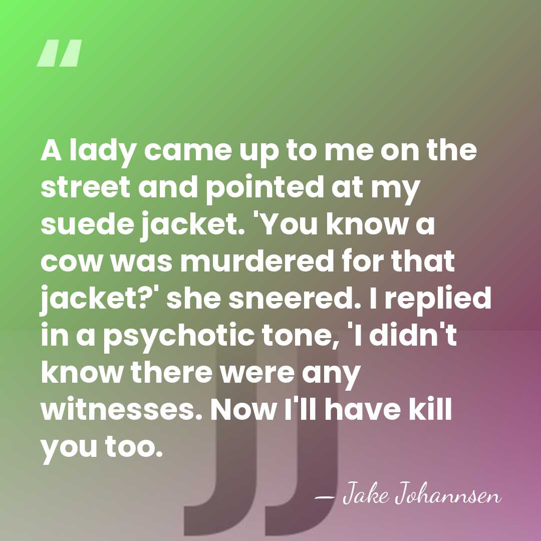 A lady came up to me on the street and pointed at&hellip; - Jake Johannsen