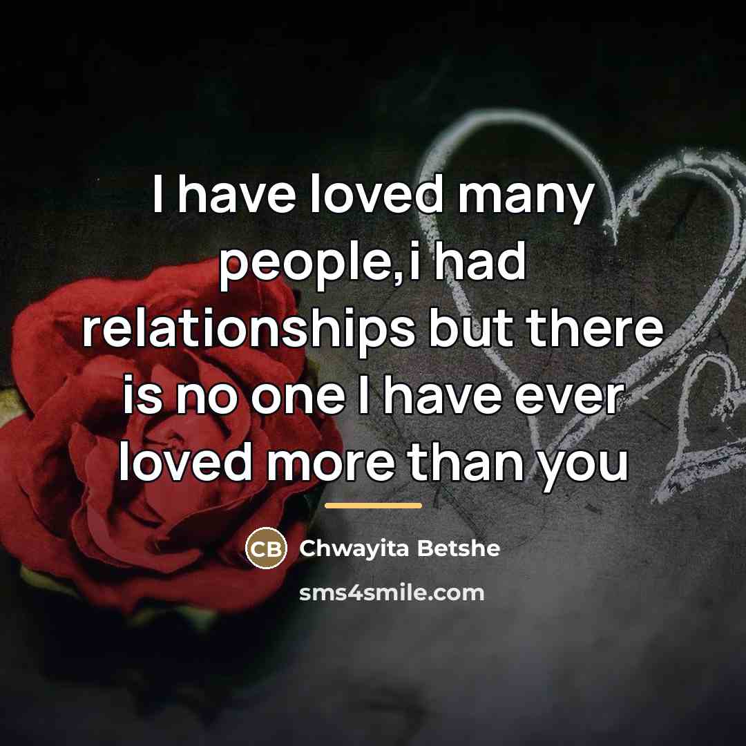 “I have loved many people,i had relationships but there is…” quote by Chwayita Betshe