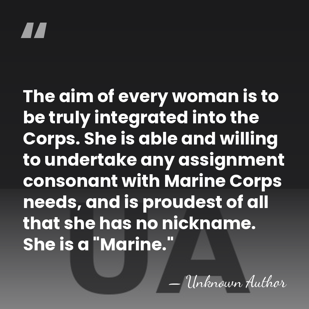 The aim of every woman is to be truly integrated into the&hellip; - Katherine Amelia Towle