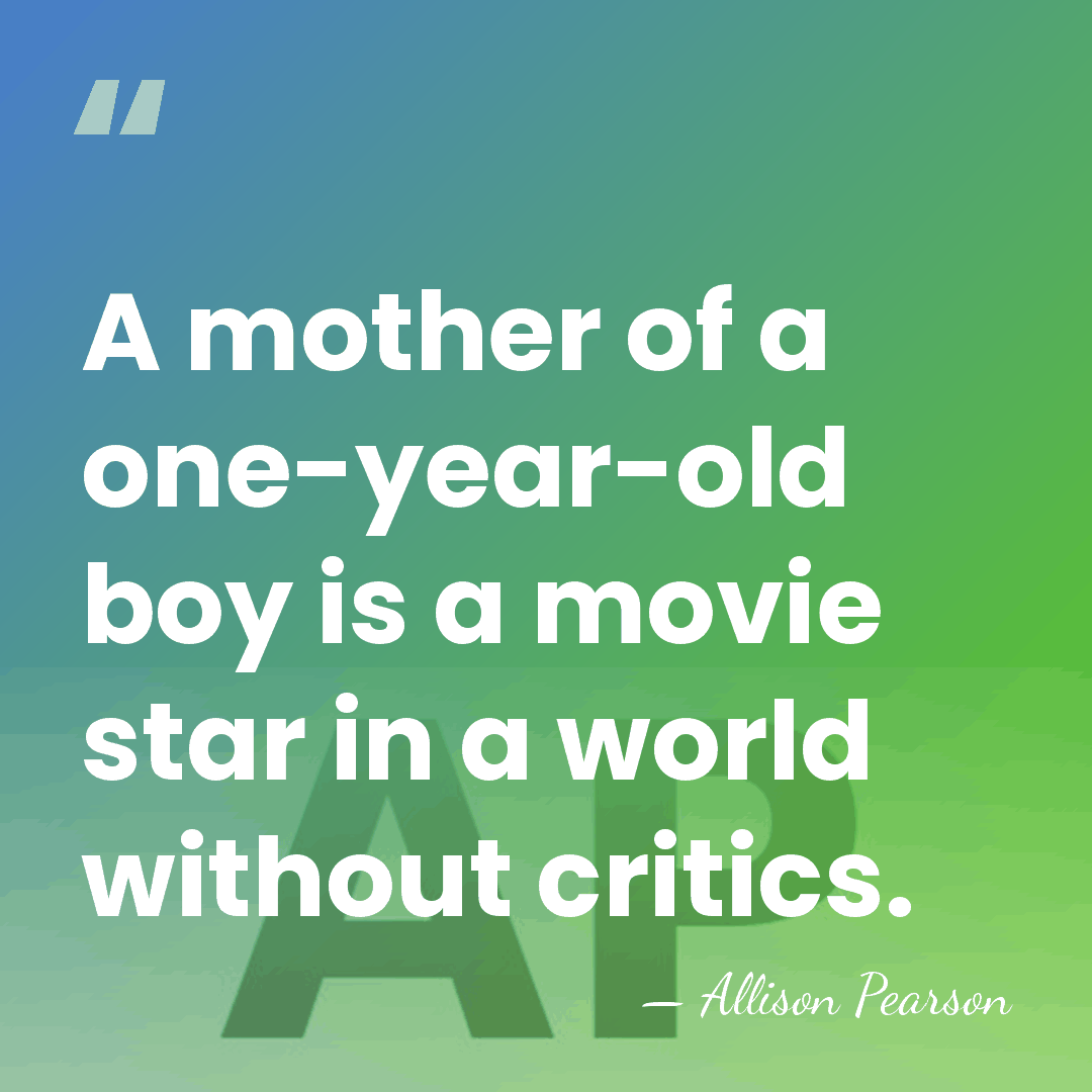 A mother of a one-year-old boy is a movie star in a&hellip; - Allison Pearson
