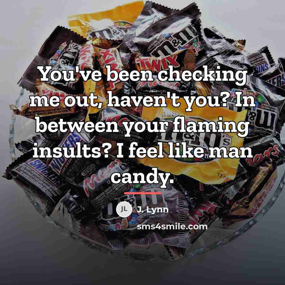 “You've been checking me out, haven't you? In between your…” quote by J. Lynn