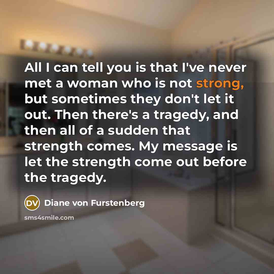 “All I can tell you is that I've never met…” quote by Diane von Furstenberg