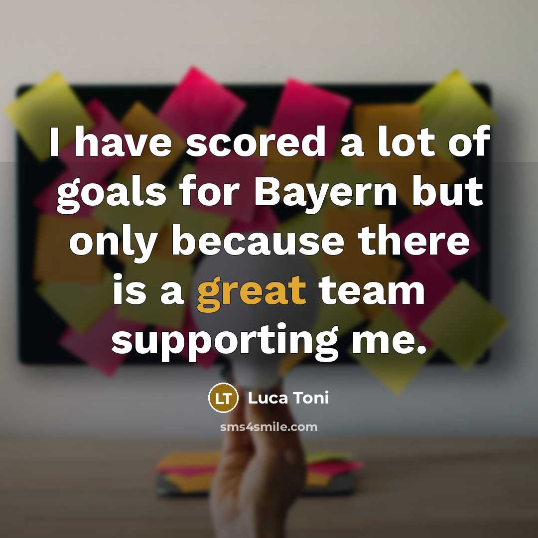 “I have scored a lot of goals for Bayern but…” quote by Luca Toni
