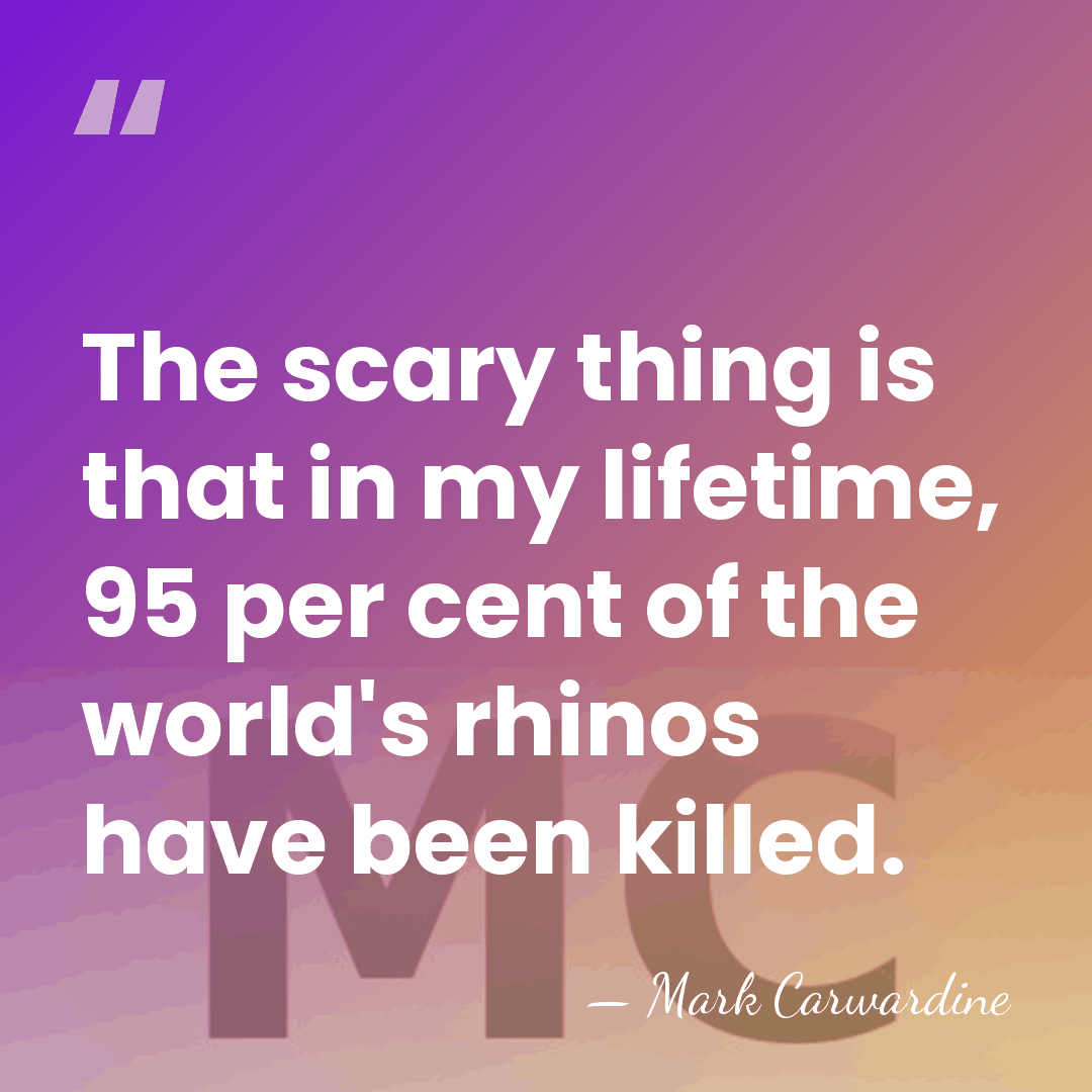 The scary thing is that in my lifetime, 95 per cent of&hellip; - Mark Carwardine