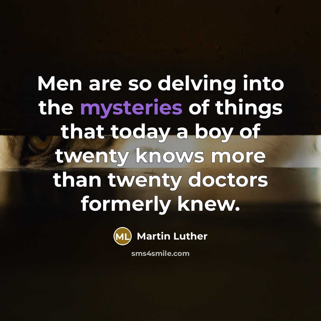 “Men are so delving into the mysteries of things that…” quote by Martin Luther