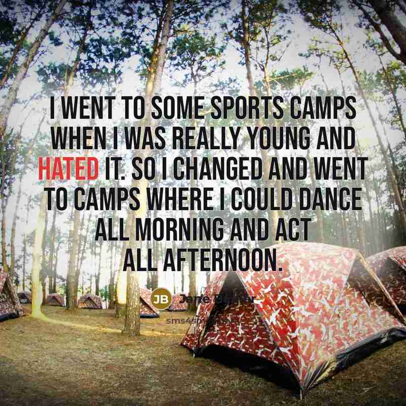 “I went to some sports camps when I was really…” quote by Jane Badler