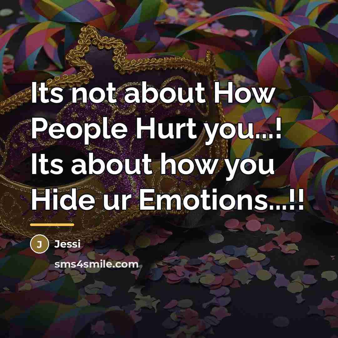 “Its not about How People Hurt you...! Its about how…” quote by Jessi