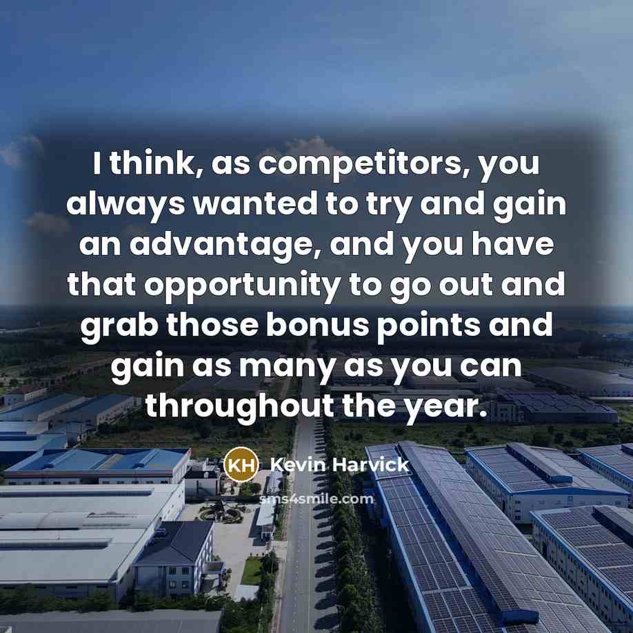 “I think, as competitors, you always wanted to try and…” quote by Kevin Harvick