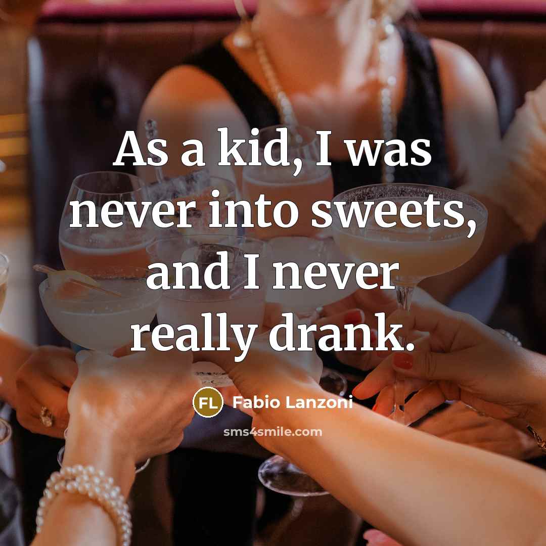 “As a kid, I was never into sweets, and I…” quote by Fabio Lanzoni