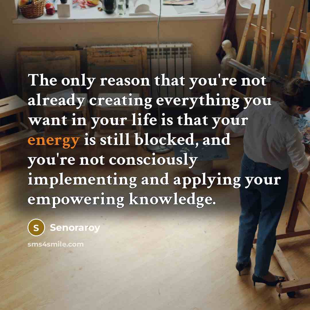 “The only reason that you're not already creating everything you…” quote by Senoraroy