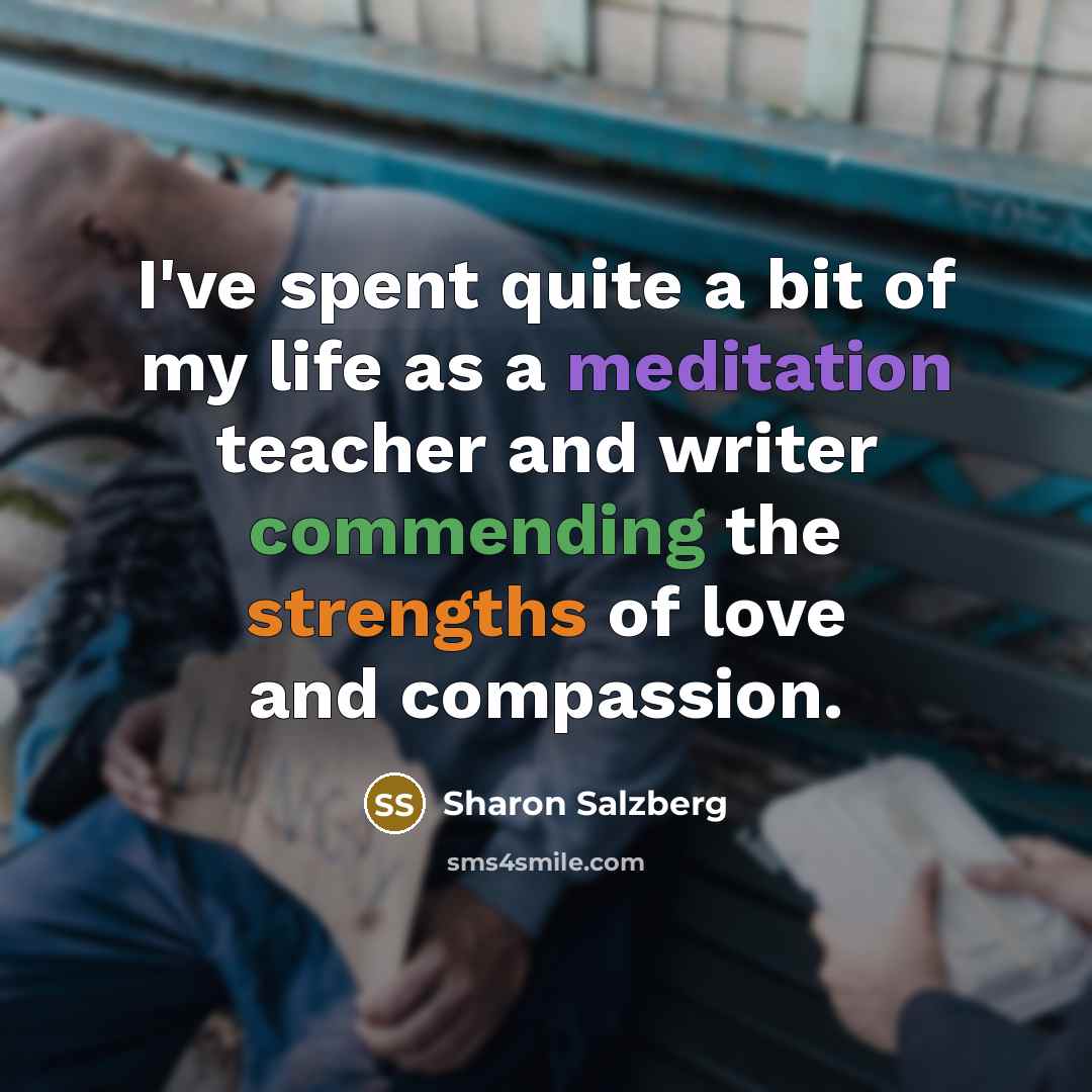 “I've spent quite a bit of my life as a…” quote by Sharon Salzberg