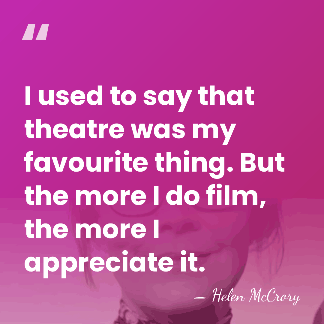 I used to say that theatre was my favourite thing. But the&hellip; - Helen McCrory