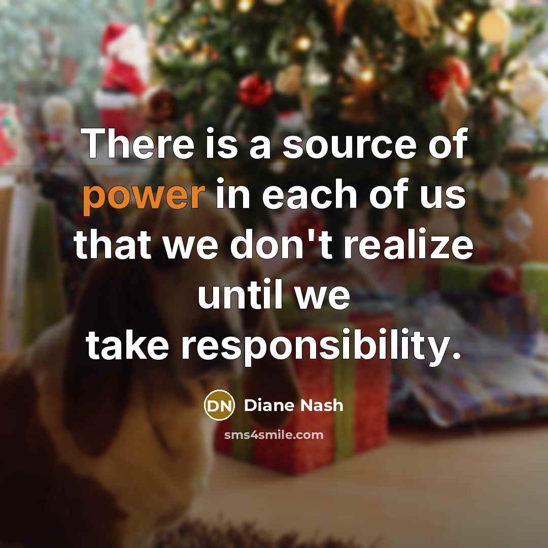 “There is a source of power in each of us…” quote by Diane Nash