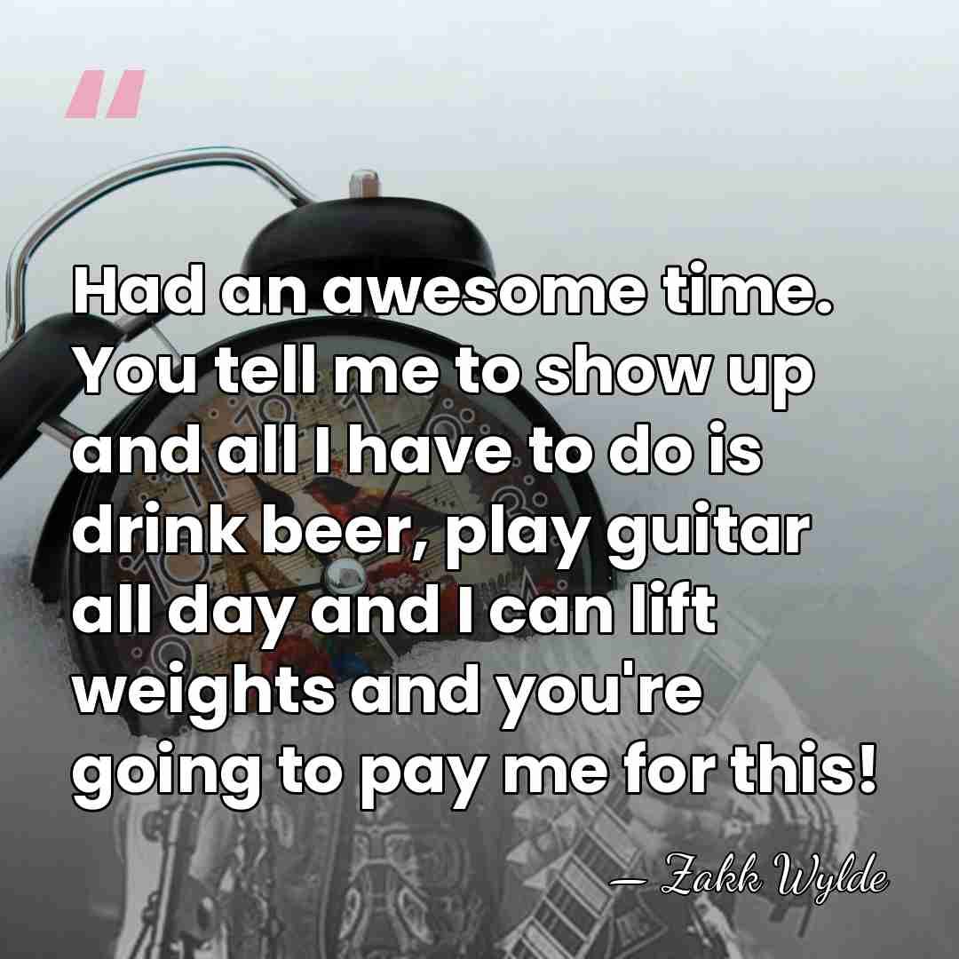 Had an awesome time. You tell me to show up and all&hellip; - Zakk Wylde