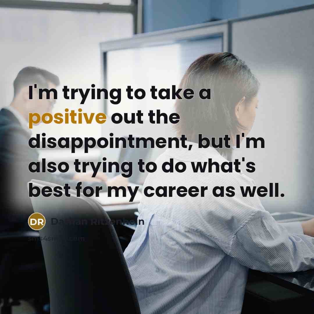 “I'm trying to take a positive out the disappointment, but…” quote by Dathan Ritzenhein