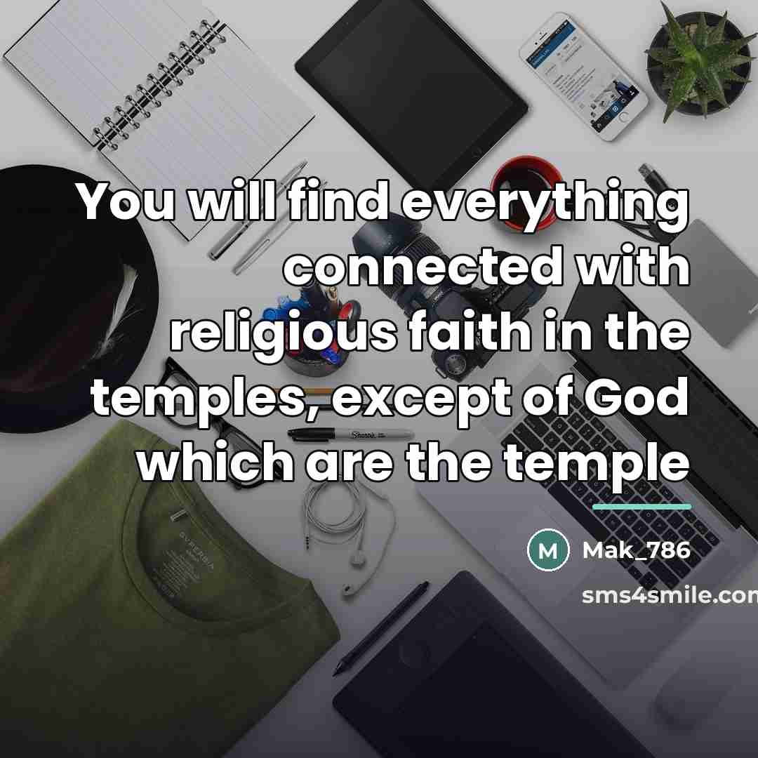 “You will find everything connected with religious faith in the…” quote by Mak_786