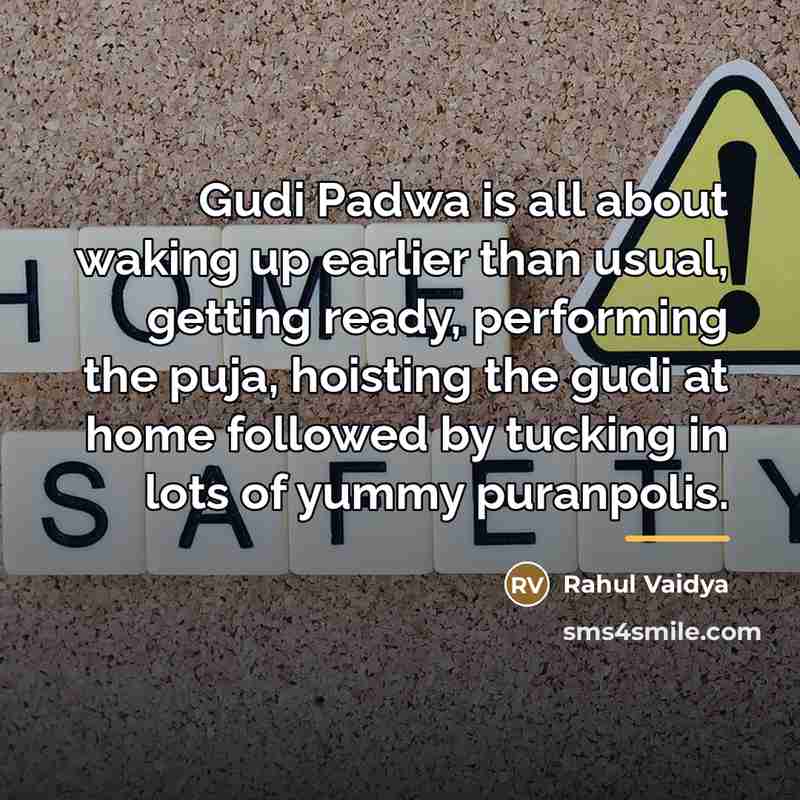 “Gudi Padwa is all about waking up earlier than usual,…” quote by Rahul Vaidya