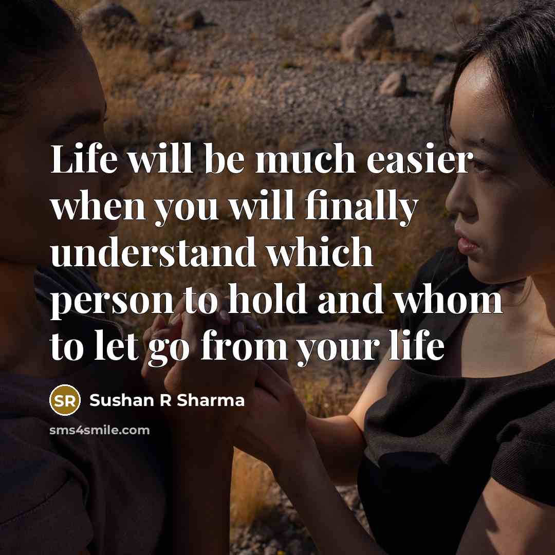 “Life will be much easier when you will finally understand…” quote by Sushan R Sharma