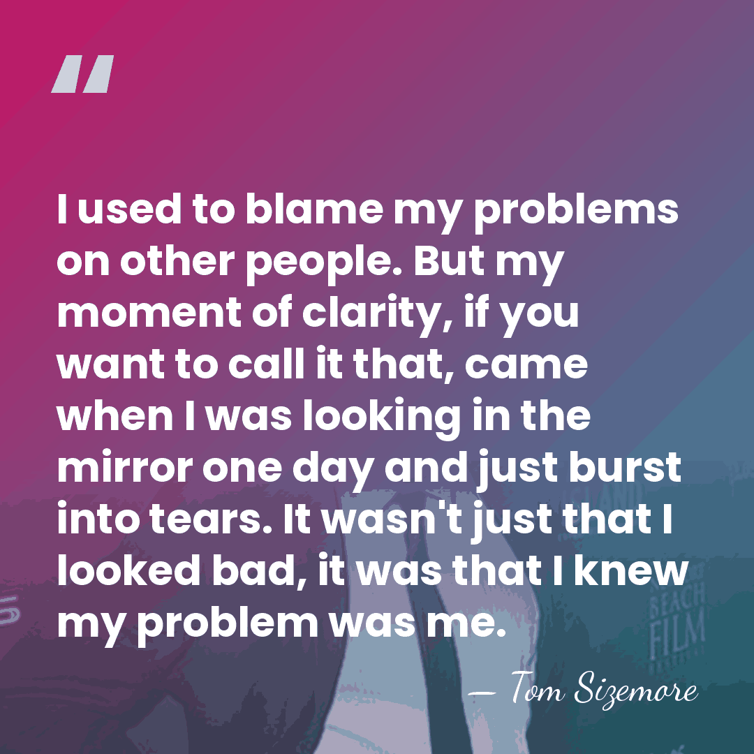 I used to blame my problems on other people. But my moment&hellip; - Tom Sizemore