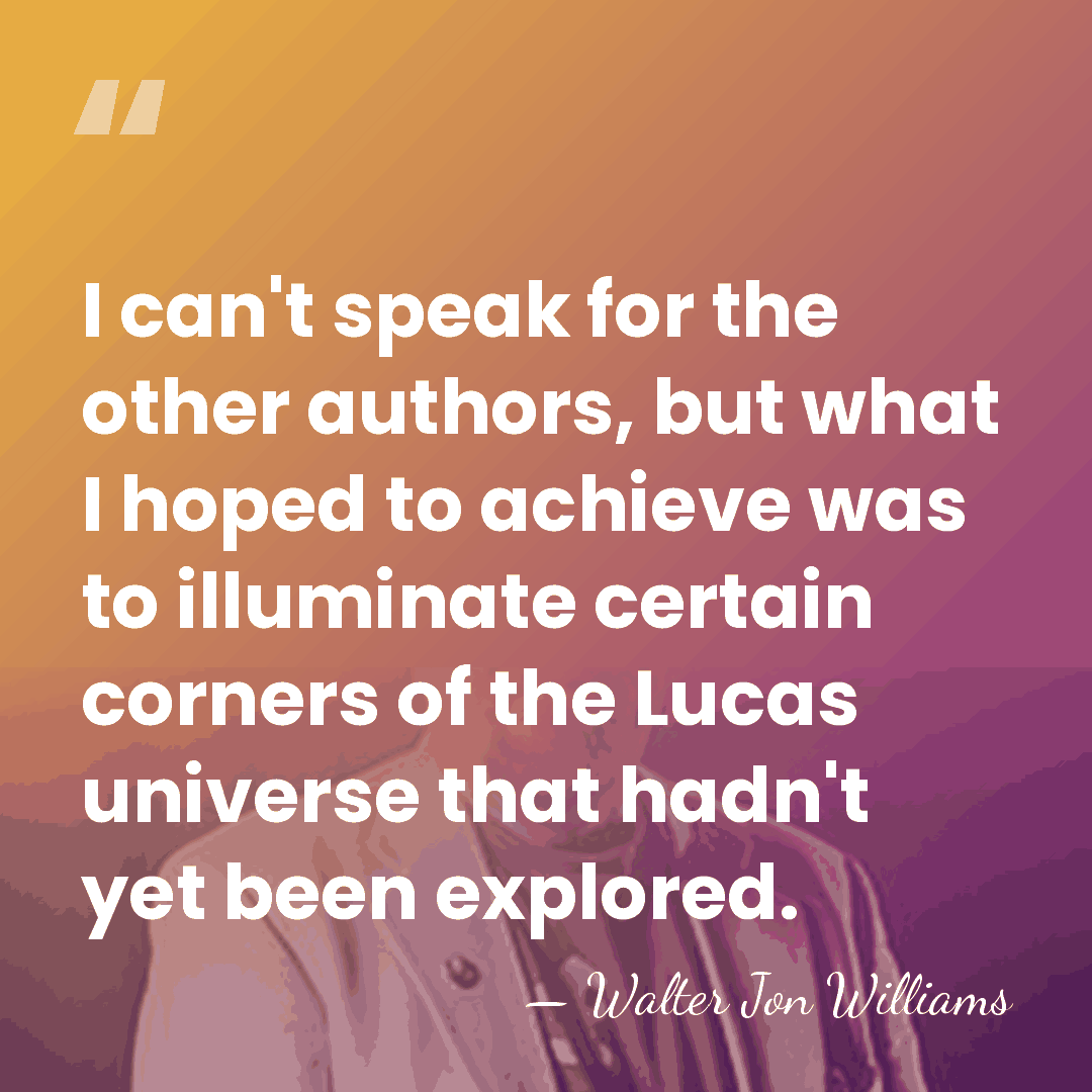 I can't speak for the other authors, but what I hoped to&hellip; - Walter Jon Williams