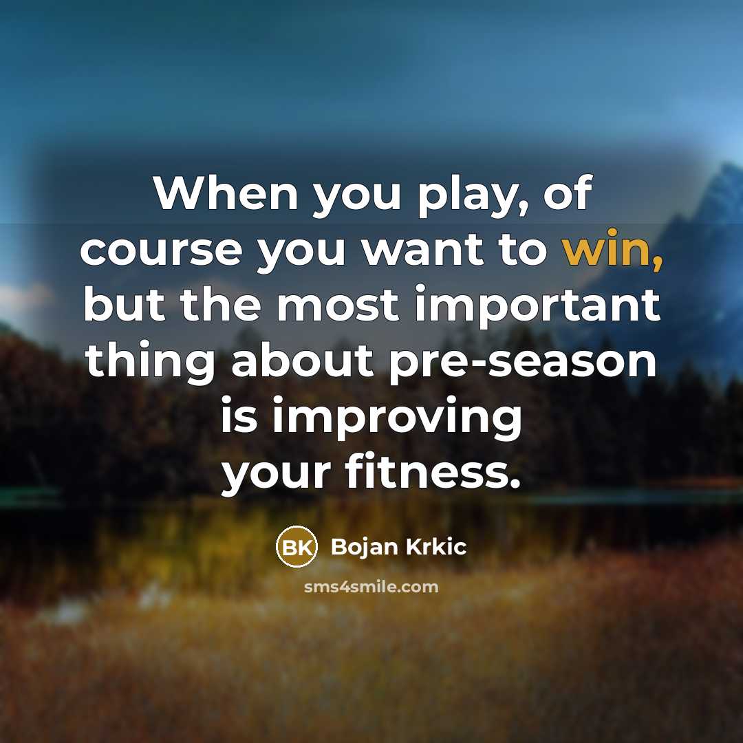 “When you play, of course you want to win, but…” quote by Bojan Krkic