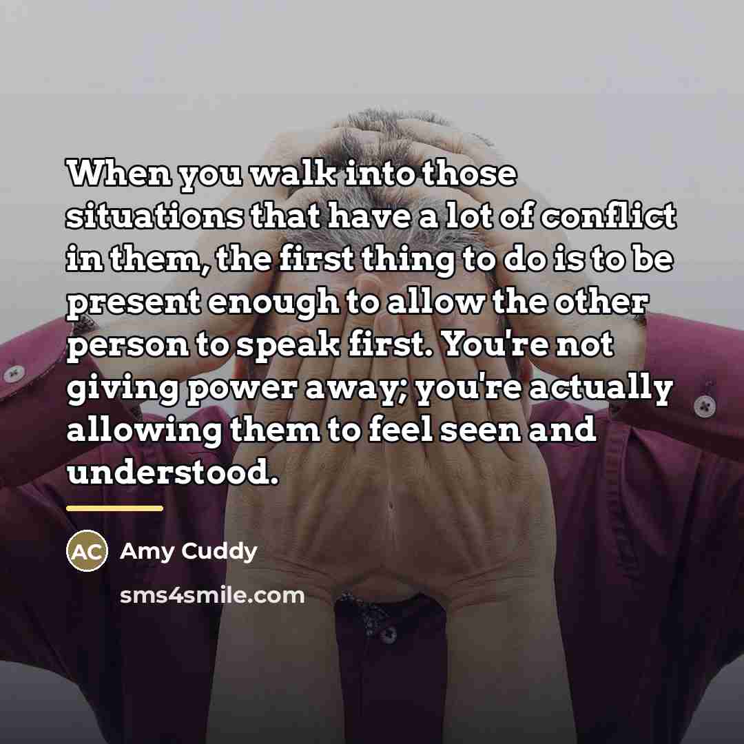 “When you walk into those situations that have a lot…” quote by Amy Cuddy