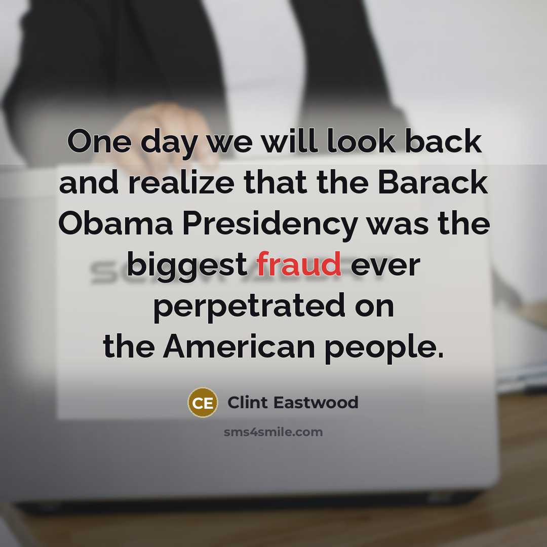 “One day we will look back and realize that the…” quote by Clint Eastwood