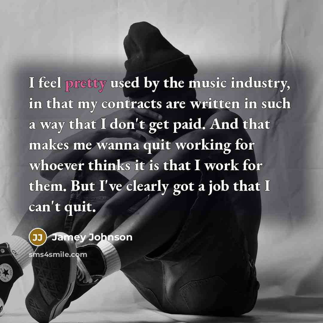 “I feel pretty used by the music industry, in that…” quote by Jamey Johnson