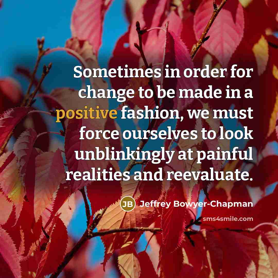 “Sometimes in order for change to be made in a…” quote by Jeffrey Bowyer-Chapman
